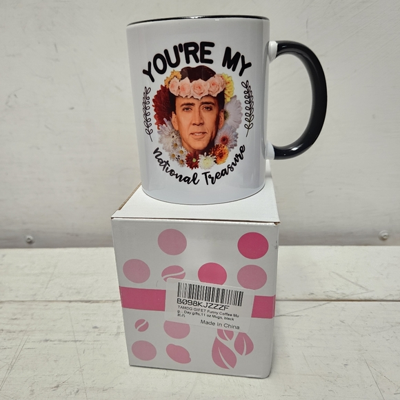 Nicholas Cage YOU'RE MY National Treasure brand new 11oz coffee mug TAMDG GIFET - Picture 5 of 6